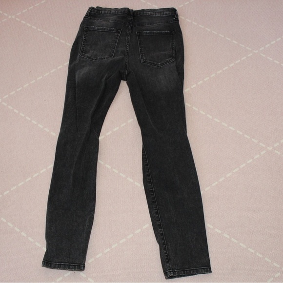 Maverick The Collection Women’s Black Jeans Ripped 7/W28 Trendy - Picture 2 of 4